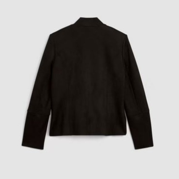 MELANIE LYNE: Suede Look - Structured Button Detail Jacket - black - Picture 6 of 10
